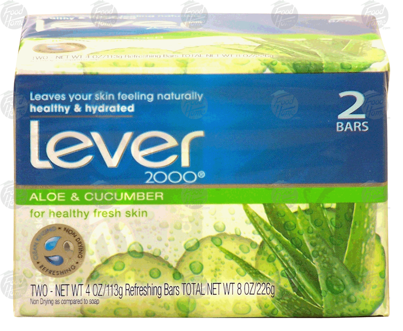 Lever 2000  aloe & cucumber, refreshing bars Full-Size Picture